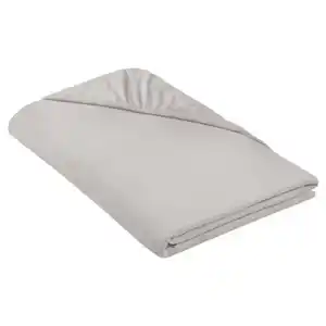 NOVITESSE Supersoft-Spannbetttuch, Normalgröße Hellgrau