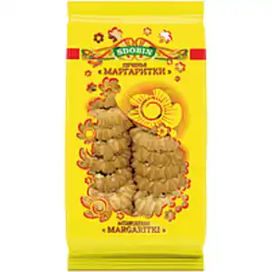 Mürbekekse "Margaritki" mit fruchthaltiger Auflage- Kirschge...