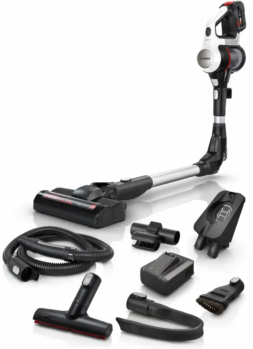 Bild 1 von BSS715CARP Akku-Stielstaubsauger weiß