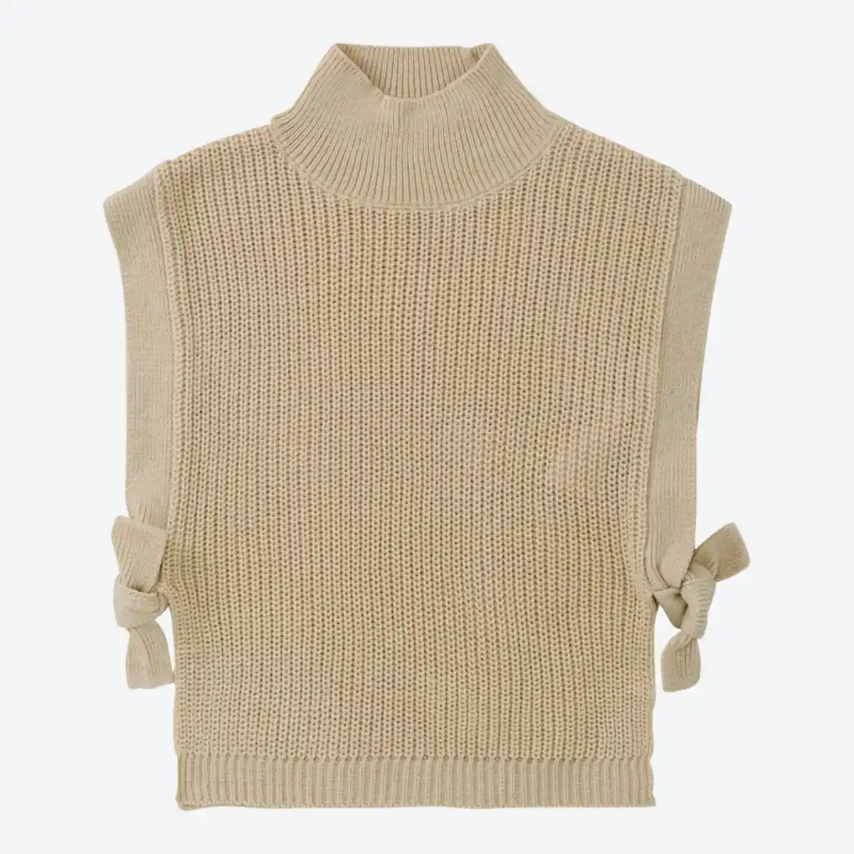 Bild 2 von Kinder-Mädchen-Poncho mit Schleifen-Details