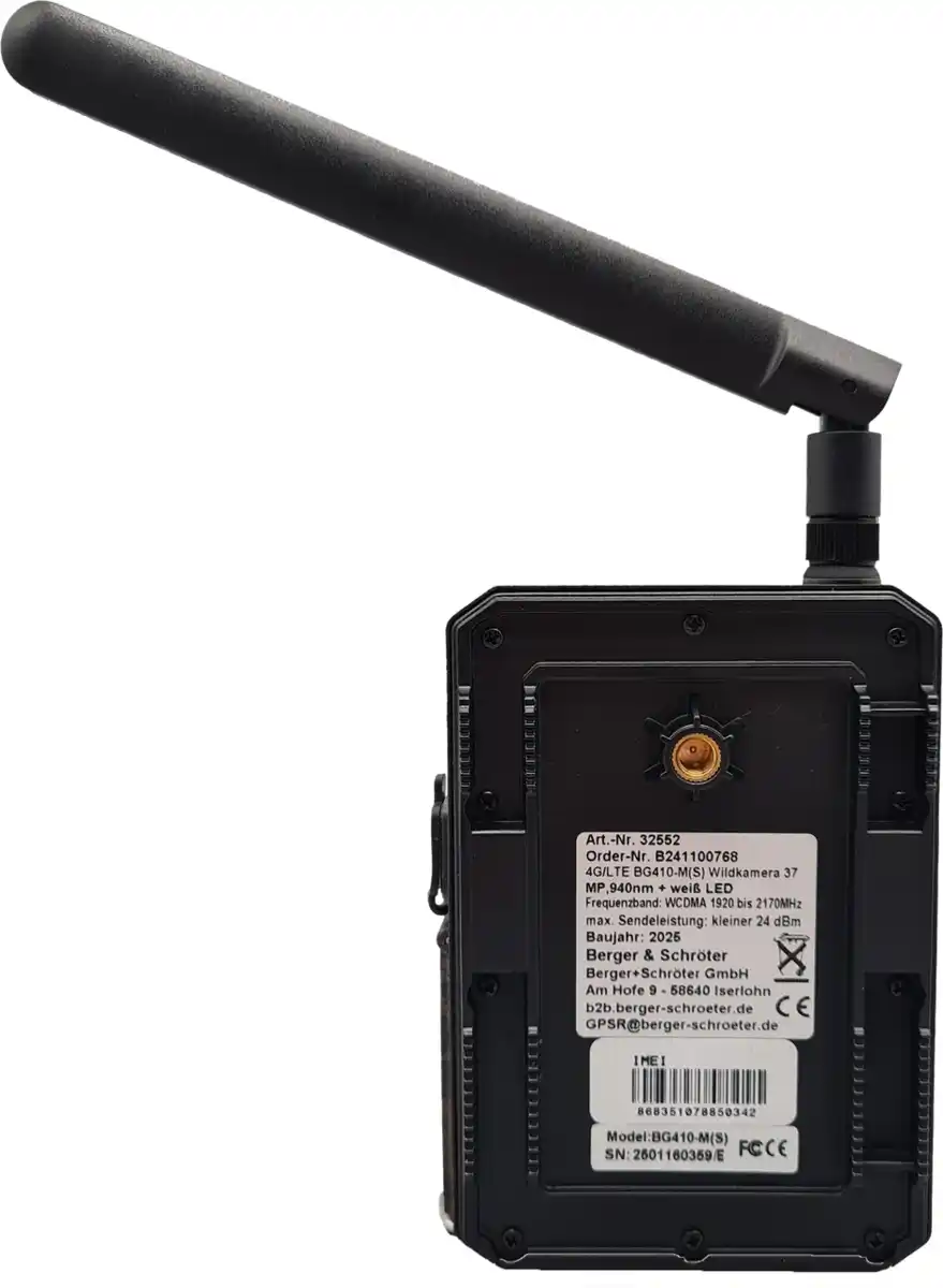 Bild 2 von Berger & Schröter | 4G/LTE BG410-M Funk Wildkamera 37 MP