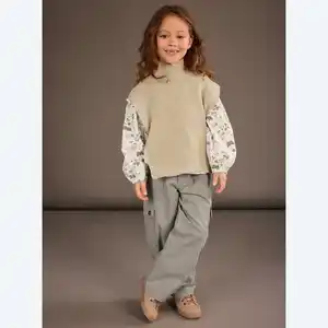 Kinder-Mädchen-Hose im Cargo-Style