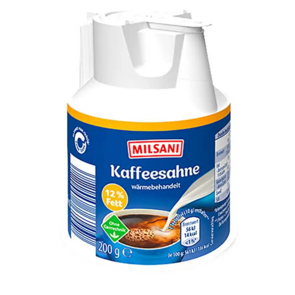 Bild 1 von MILSANI Kaffeesahne Kännchen 12% 200 g