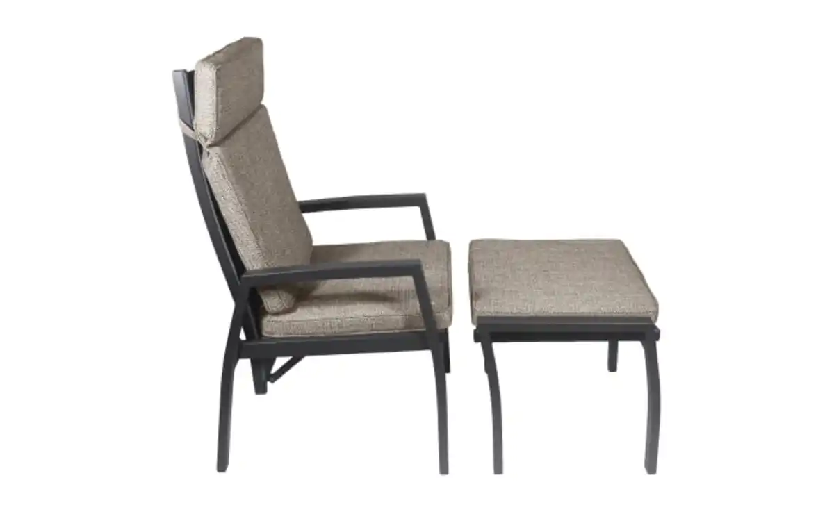 Bild 3 von outdoor (Gartenmöbel Mit Flair) - Hocker Avena, anthrazit/silber