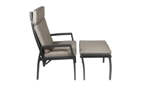 Bild 3 von outdoor (Gartenmöbel Mit Flair) - Hocker Avena, anthrazit/silber