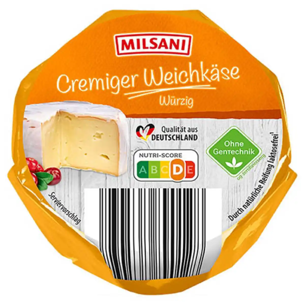 Bild 1 von MILSANI Weichkäse Minitorte 50 % Fett 150 g, Würzig
