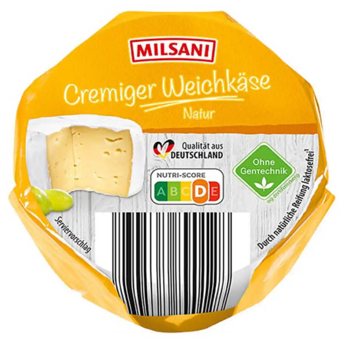 Bild 1 von MILSANI Weichkäse Minitorte 50 % Fett 150 g, Natur