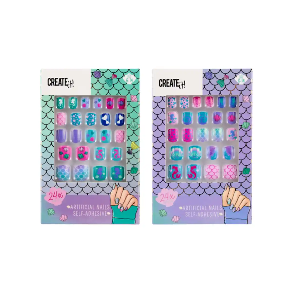 Bild 1 von CREATE it! - Kunstnägel - Selbstklebend - Meerjungfrau