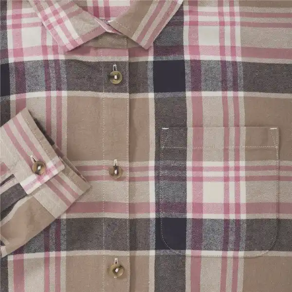 Bild 4 von Kinder-Mädchen-Oversized-Bluse im Karo-Design