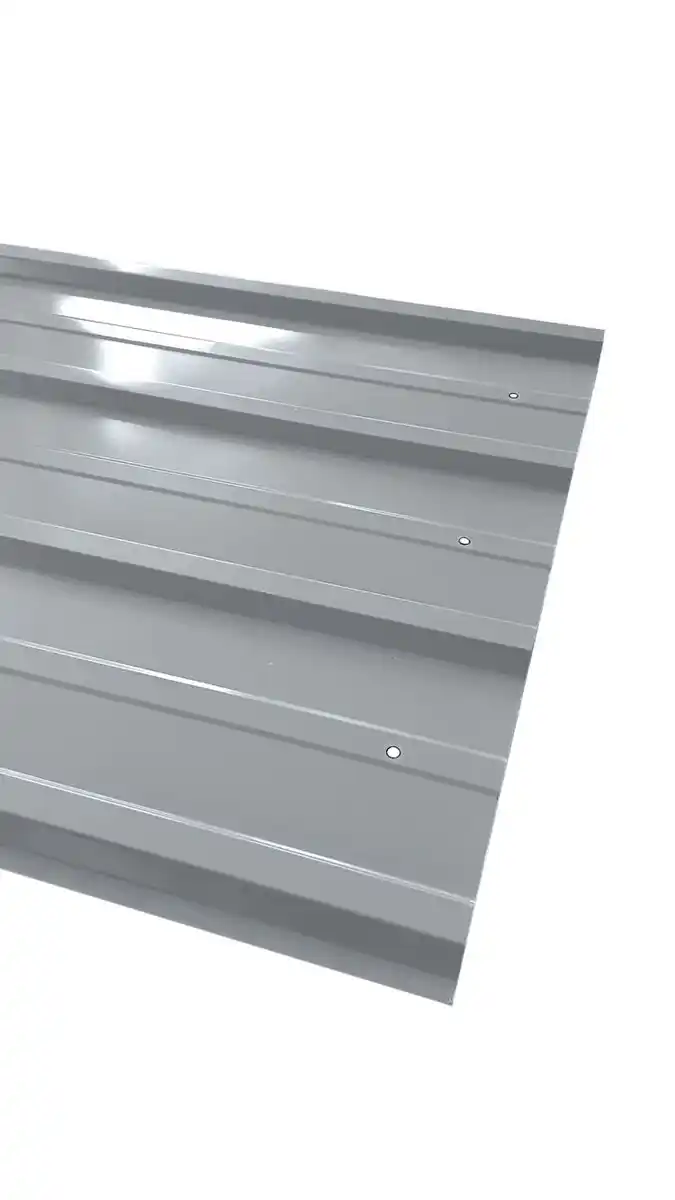 Bild 3 von Profil-/Trapezblech - 12er-Set, ca. 117 cm x 57 cm - Silber