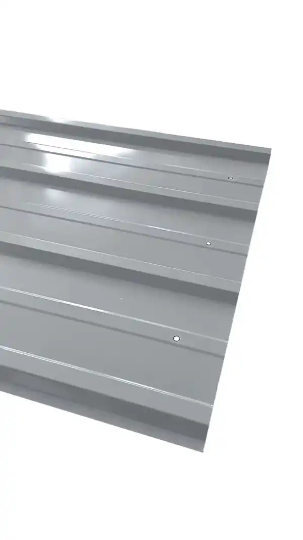 Bild 3 von Profil-/Trapezblech - 12er-Set, ca. 117 cm x 57 cm - Silber