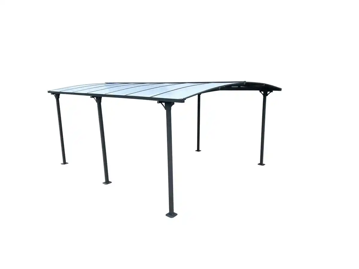 Bild 2 von Carport mit Bogendach, Saint-Tropez, ca. 502 x 348 x 223 cm - Anthrazit