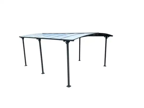 Bild 2 von Carport mit Bogendach, Saint-Tropez, ca. 502 x 348 x 223 cm - Anthrazit