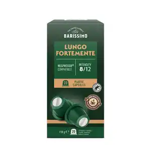 BARISSIMO Kaffeekapseln Lungo Fortemente 20 Stück
