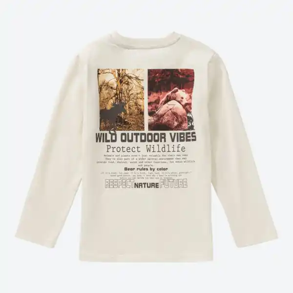 Bild 4 von Kinder-Jungen-Shirt mit Rückendruck