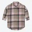 Bild 2 von Kinder-Mädchen-Oversized-Bluse im Karo-Design