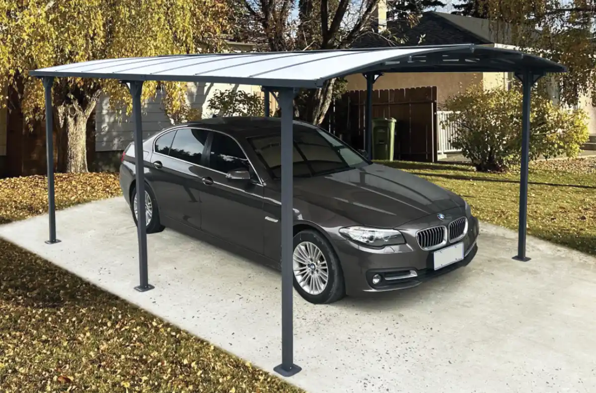 Bild 3 von Carport mit Bogendach, Saint-Tropez, ca. 502 x 348 x 223 cm - Anthrazit