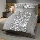 Bild 1 von Mikrofaser-Seersucker-Bettwäsche-Garnitur in bügelfreier Qualität