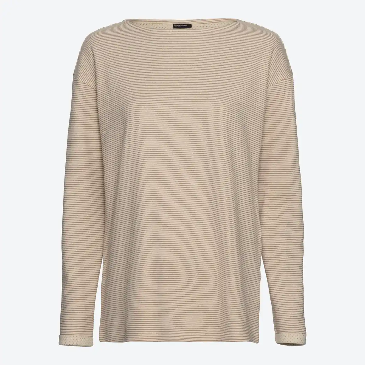 Bild 1 von Damen-Langarmshirt mit U-Boot-Halsausschnitt