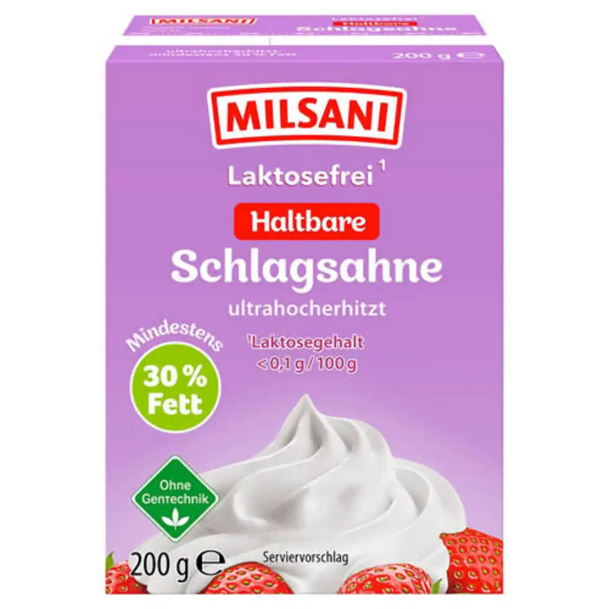 Bild 1 von MILSANI Laktosefreie H-Sahne 200 g