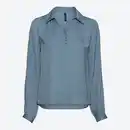 Bild 3 von Damen-Satinbluse mit Knopfleiste