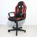 Bild 4 von Bürostuhl, ca. 57 x 62 x 99 - 108,5 cm - Rot/Schwarz