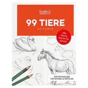 Ratgeber Malen und Zeichnen, 99 Tiere