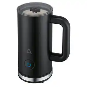 AMBIANO Retro Milchaufschäumer, Schwarz
