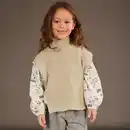 Bild 1 von Kinder-Mädchen-Poncho mit Schleifen-Details