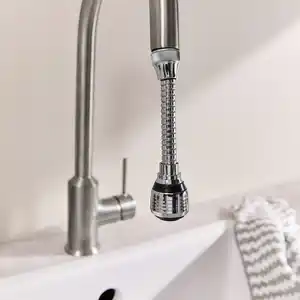 Flexible Wasserhahnverlängerung, ca. 3,5x14,5 cm