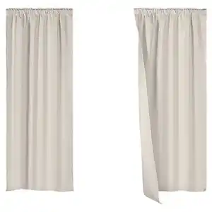 HOME CREATION Thermo Vorhang, 2er-Pack, Offwhite