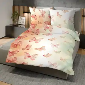 Mikrofaser-Bettwäsche-Garnitur in schnelltrocknender Qualität