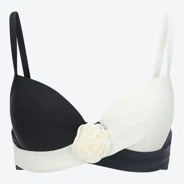 Bild 2 von Damen-Bikini-Oberteil mit Blumen-Detail