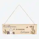 Bild 1 von Wanddeko-Schild mit Sprüchen, ca. 30x1x10cm