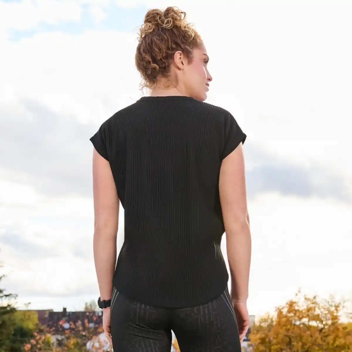 Bild 4 von Damen-Funktions-T-Shirt mit Ottoman-Struktur