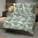 Bild 1 von Mikrofaser-Seersucker-Bettwäsche-Garnitur in bügelfreier Qualität