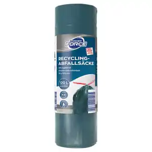 POWER FORCE Abfallsäcke mit Zugband, 120 l