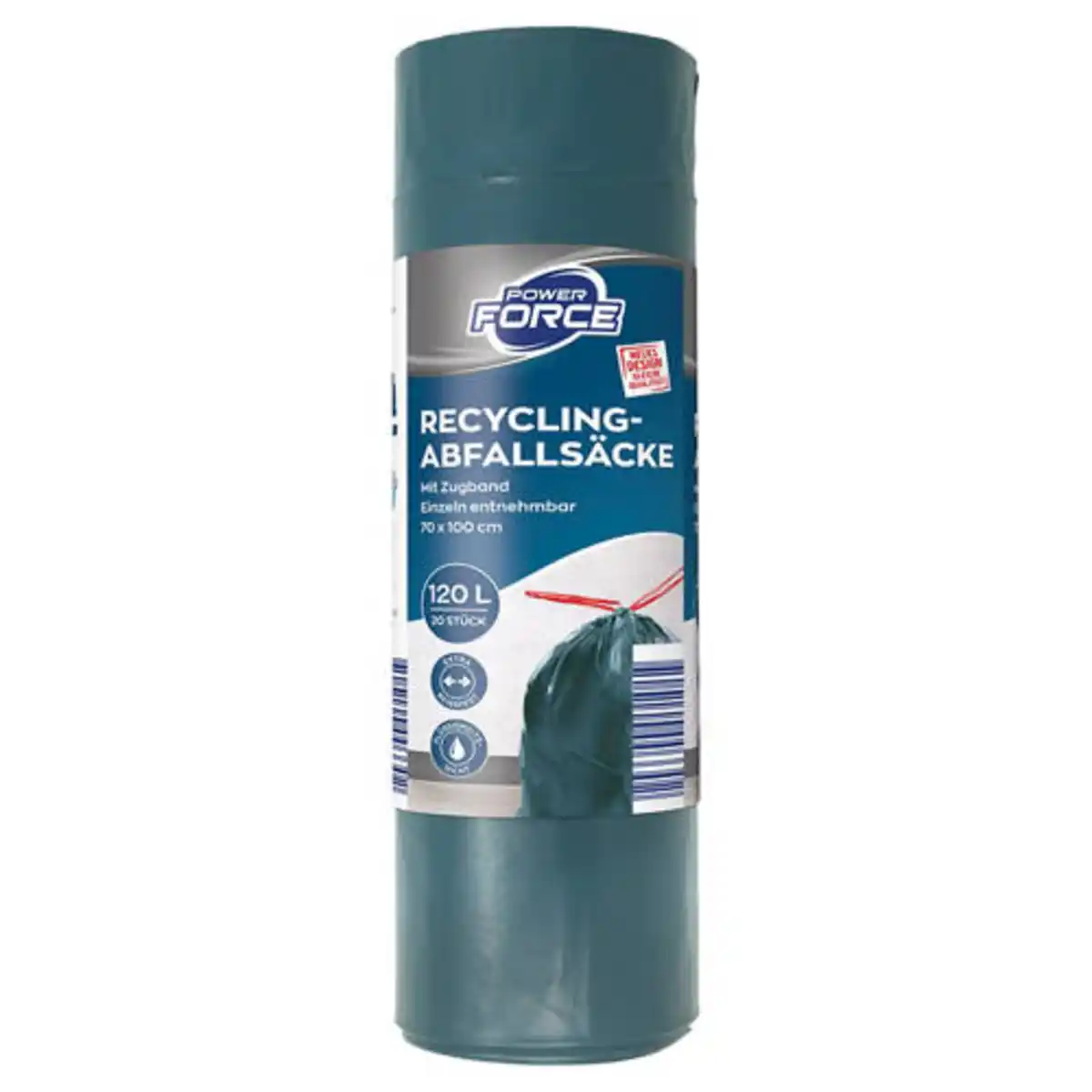 Bild 1 von POWER FORCE Abfallsäcke mit Zugband, 120 l