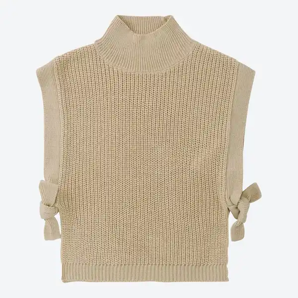 Bild 3 von Kinder-Mädchen-Poncho mit Schleifen-Details