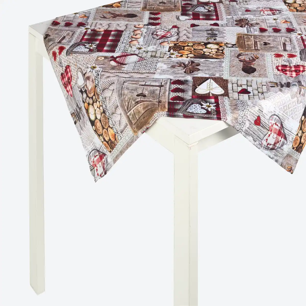 Bild 1 von Mitteldecke mit Patchwork-Aufdruck, ca. 80x80cm