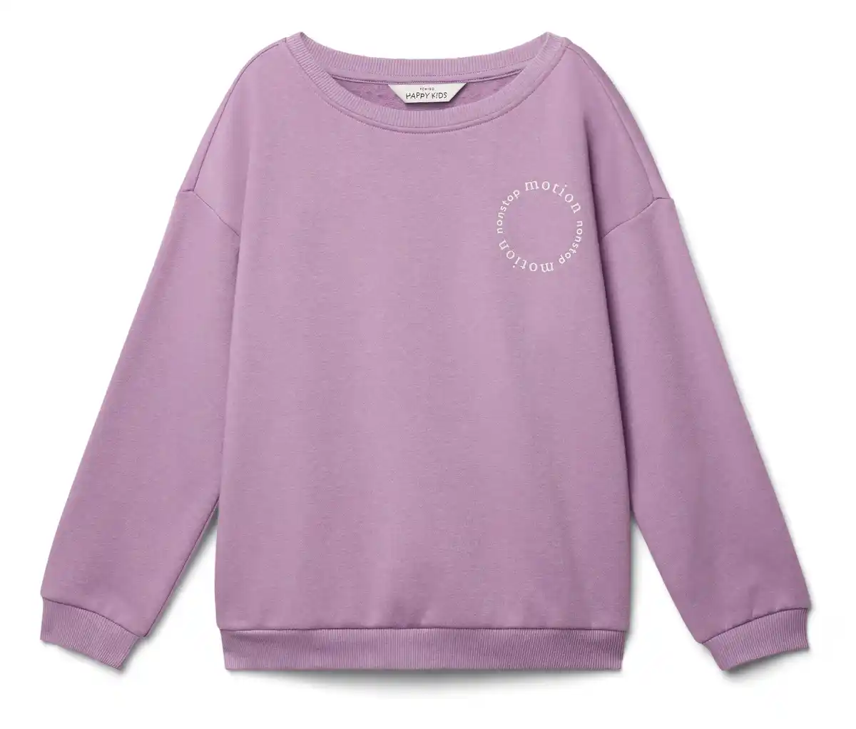 Bild 1 von Kinder-Sweatshirt mit angerauter Innenseite, lavendel