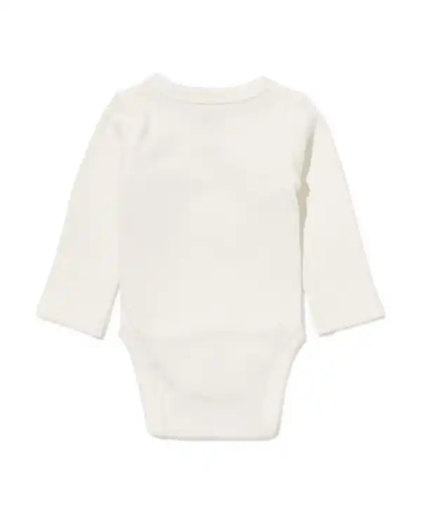 Bild 4 von Newborn-Wickelstrampler zum Mitwachsen, LENZING™ ECOVERO™, gerippt weiß