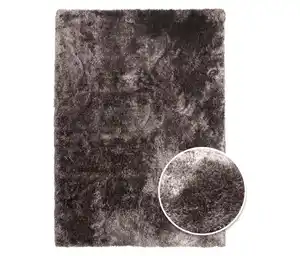 Teppich »Silky«, dunkelbraun, 80 x 150