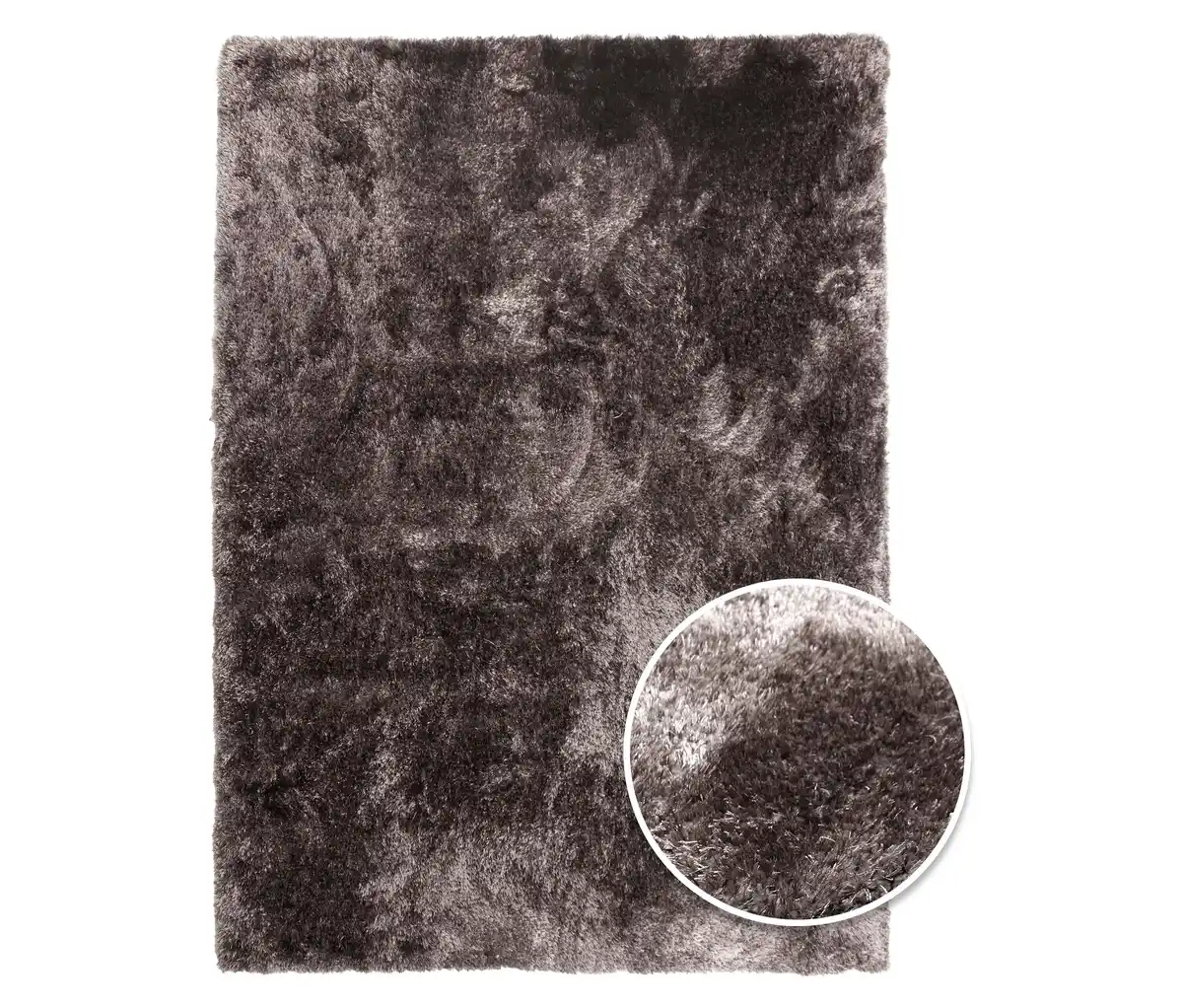 Bild 1 von Teppich »Silky«, dunkelbraun, 80 x 150