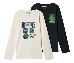 2 MINECRAFT Kinder-T-Shirts