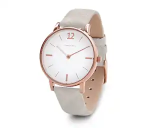 Armbanduhr mit Lederband