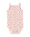 Bild 1 von Mitwachsender Baby-Strampler mit Erdbeeren beige