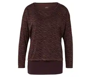 2-in-1-Sportshirt, hazelnut-chocolate