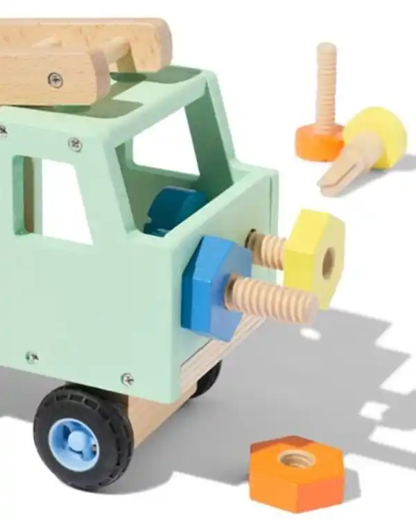 Bild 2 von Holzbauwagen 22-teilig