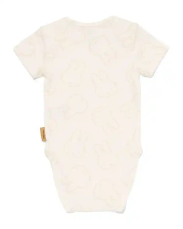 Bild 2 von Miffy mitwachsender Baby-Strampler LENZING™ ECOVERO™, gerippt eierschalenfarben